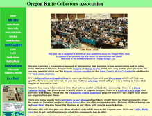 Tablet Screenshot of oregonknifeclub.org